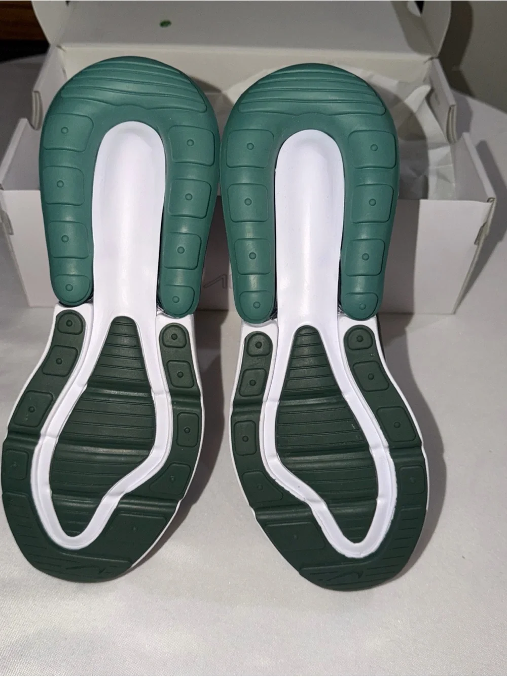 Nike Air Max 270 Bi Coastal Women’s Sneakers - White/ Vintage Green